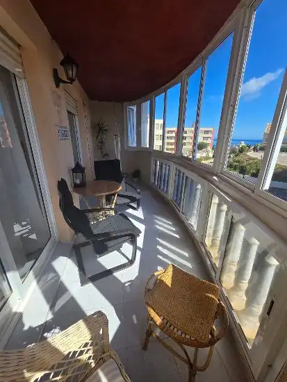 Balcony of Flat for sale in La Manga del Mar Menor  with Furnished, Balcony and Community pool