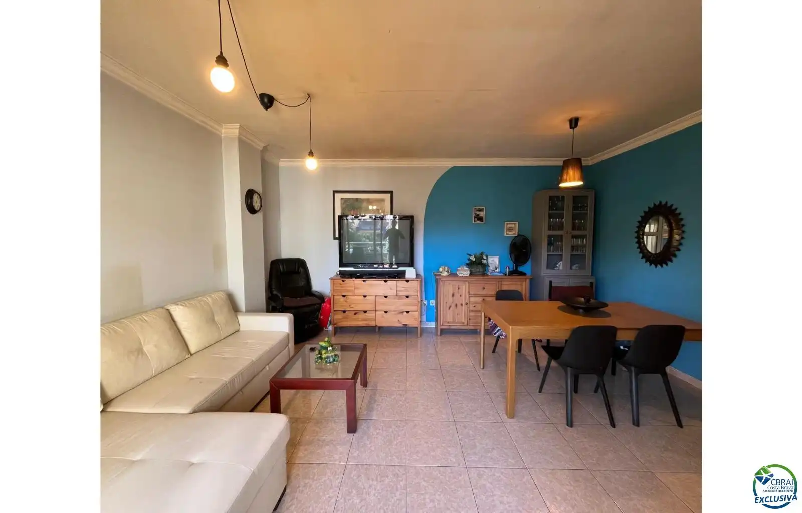 Sala de estar de Piso en venta en Figueres