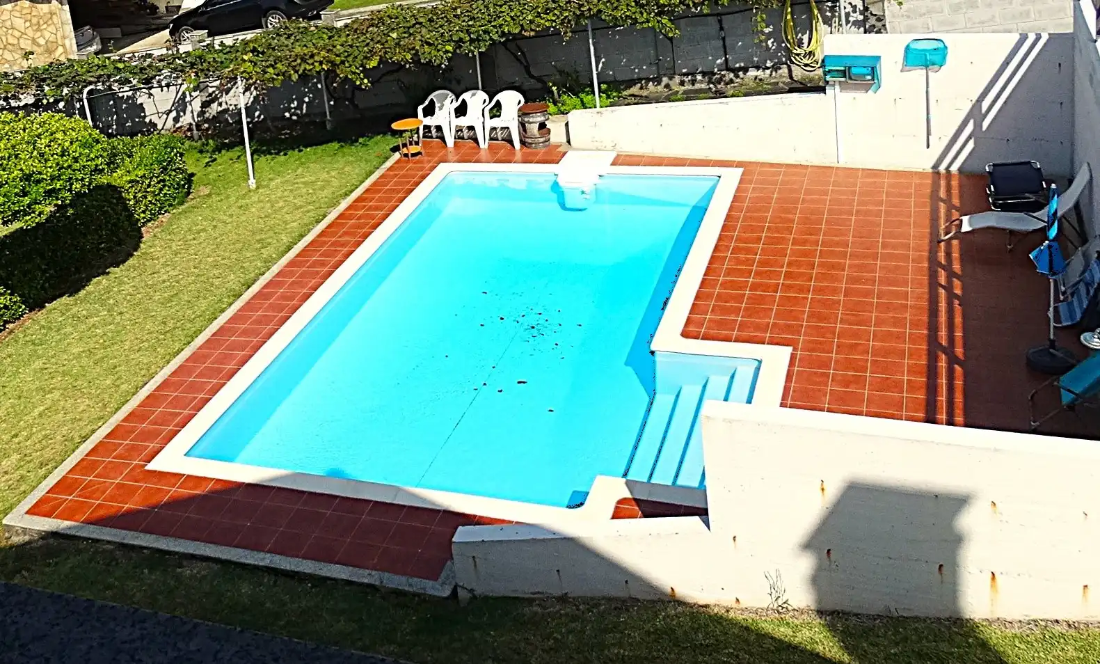 Piscina de Casa o xalet en venda en Valdoviño amb Calefacció, Jardí privat i Parquet
