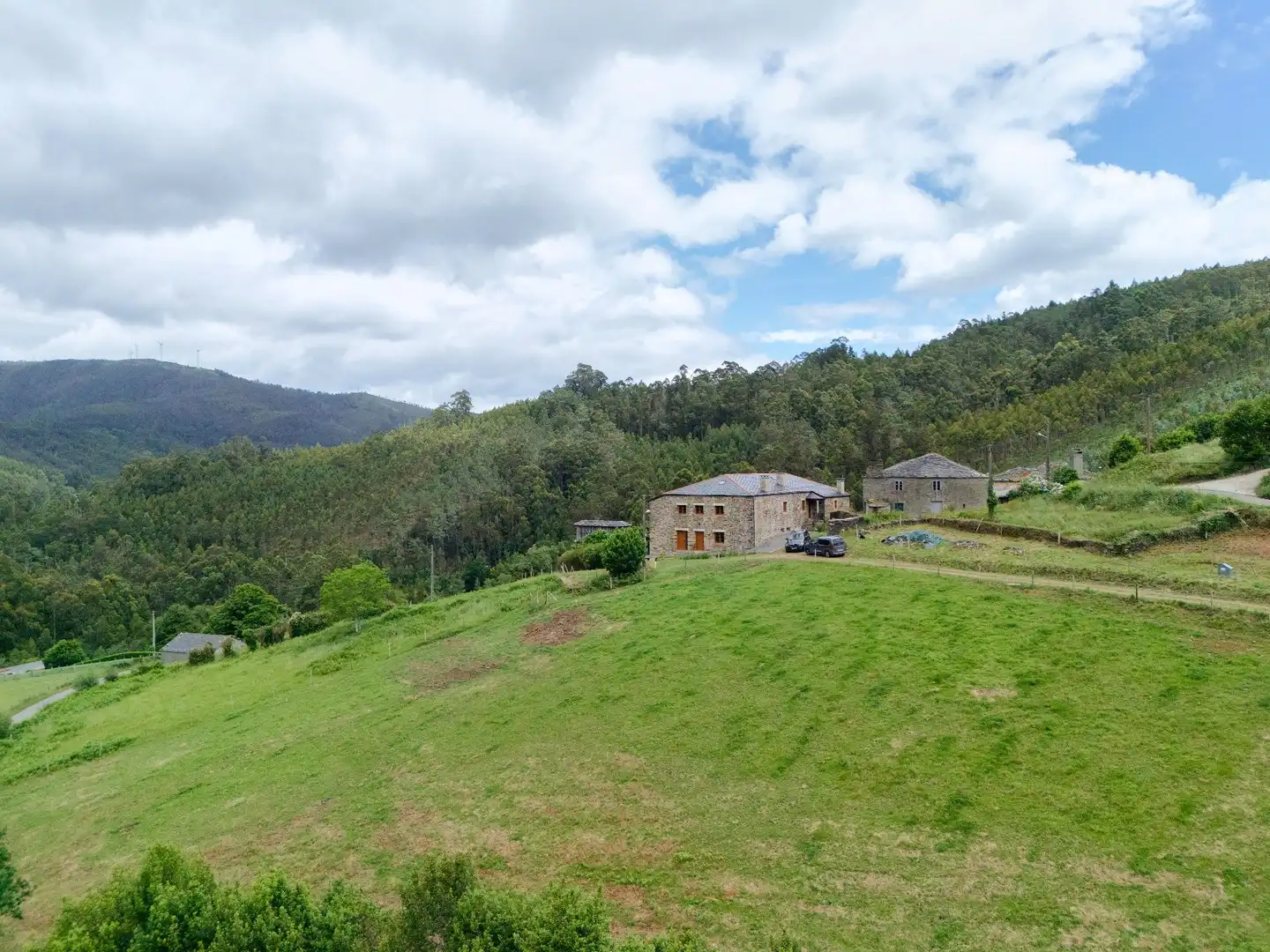 Vista exterior de Casa o chalet en venta en Ourol, Lugo