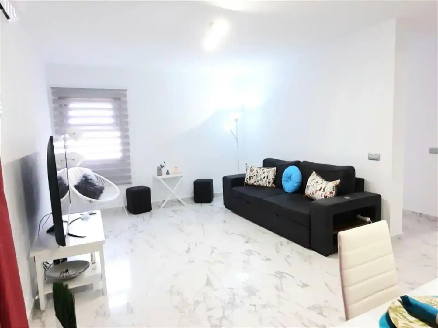 Sala d'estar de Apartament en venda en Mogán amb Aire condicionat, Piscina i Balcó
