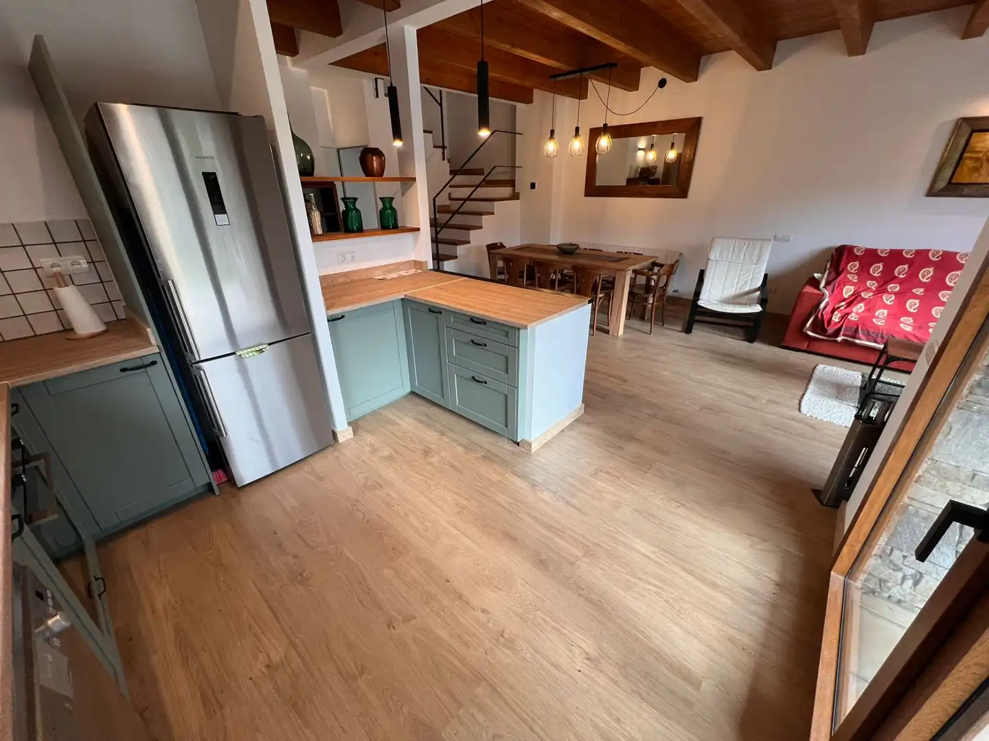 Cocina de Casa adosada en venta en Llanars con Calefacción, Jardín privado y Parquet