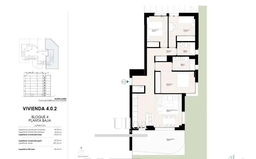 Apartament amb piscina en venda a Centro Urbano, imagen 22