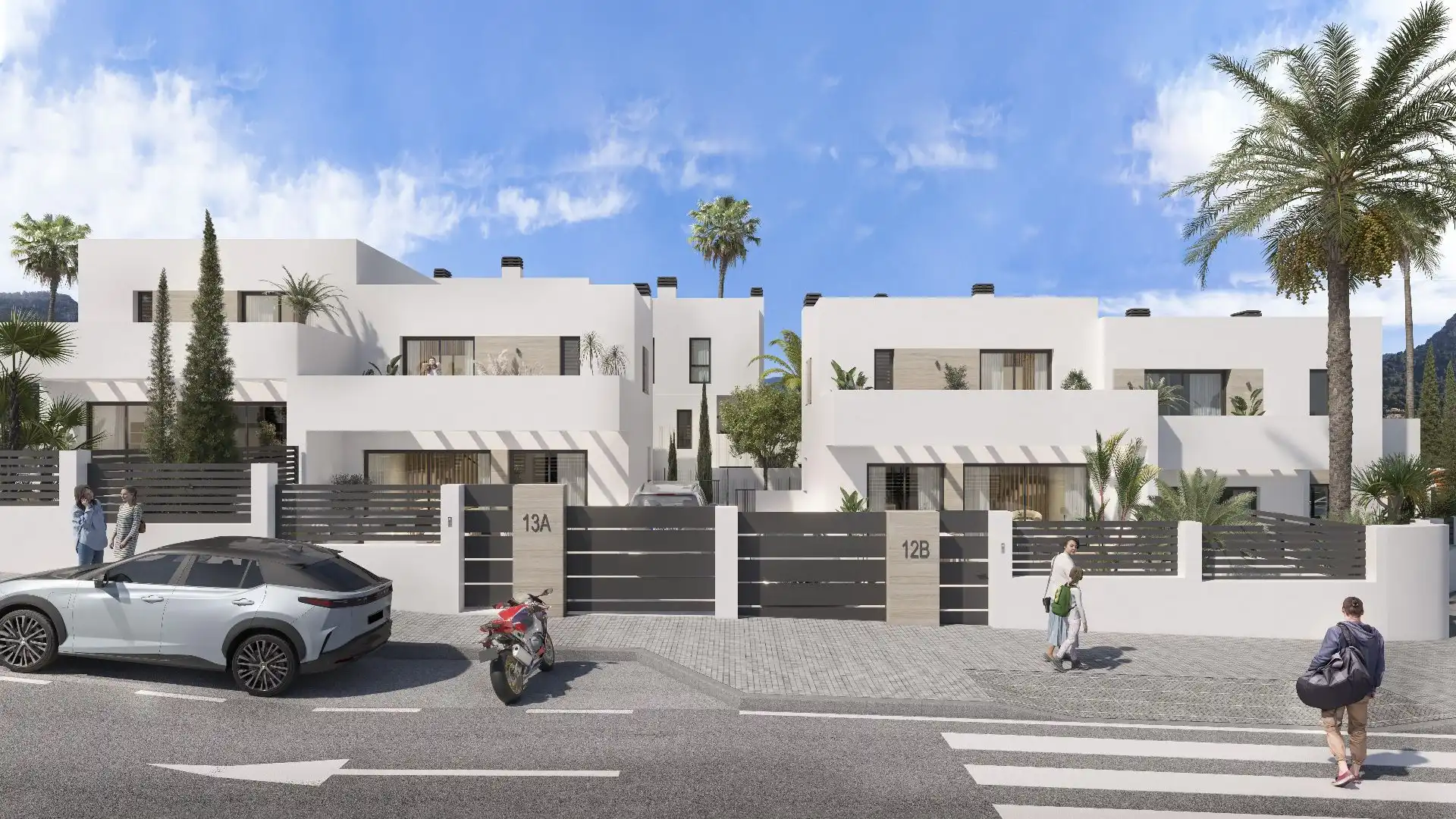 Exterior view of Houses for sale in Alhaurín de la Torre  with Heating, Private garden and Swimming Pool