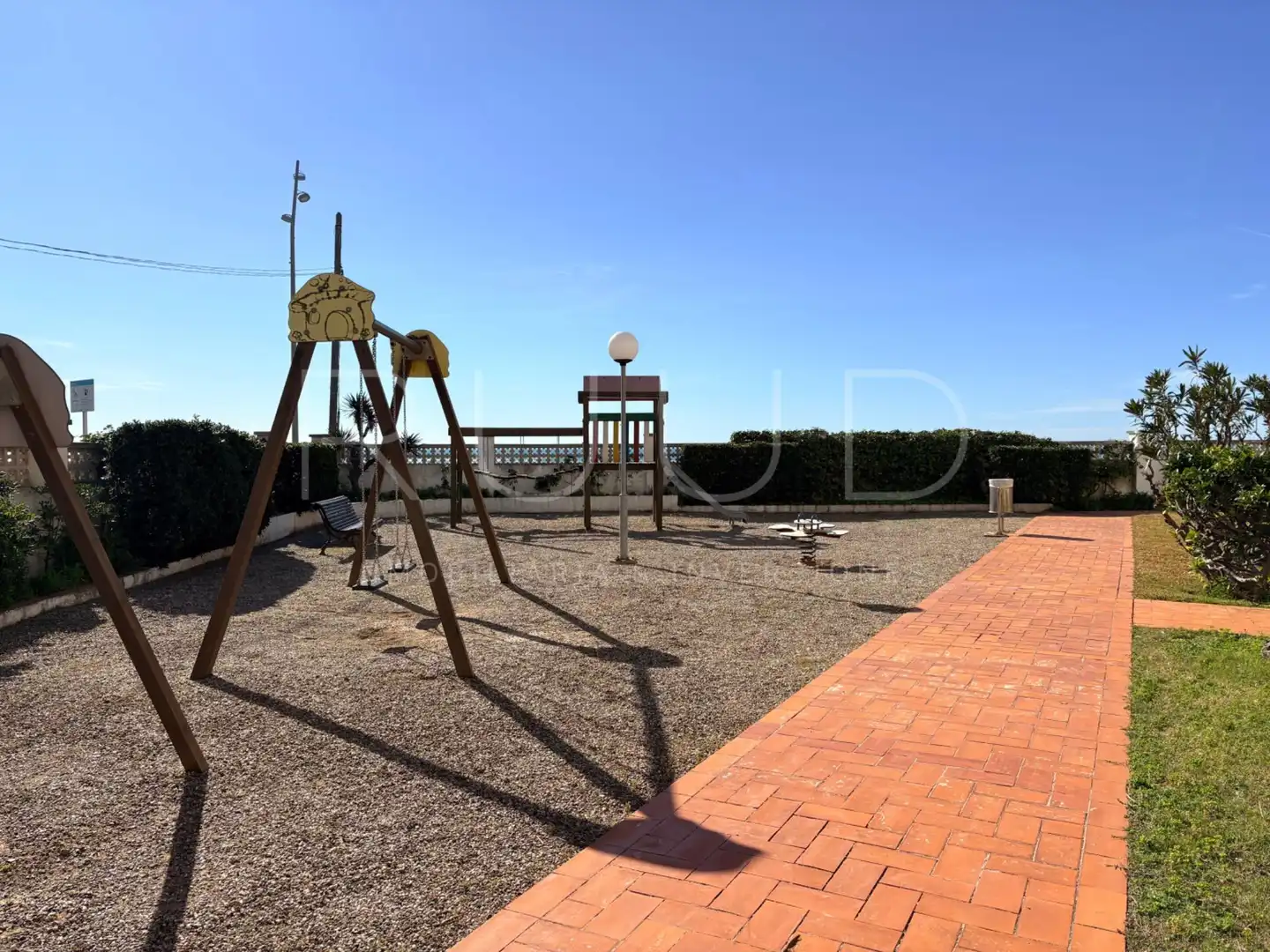 Garden of Flat for sale in Castelldefels  with Air Conditioner, Heating and Parquet flooring