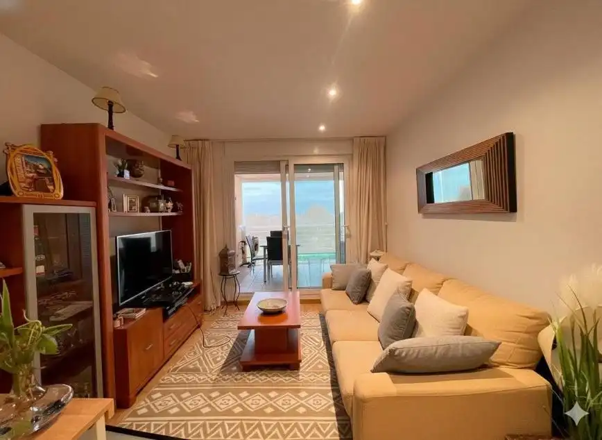 Living room of Flat for sale in San Jorge / Sant Jordi  with Air Conditioner, Private garden and Terrace