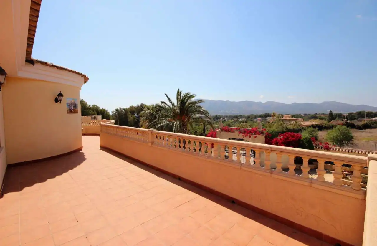 Terrace of Houses for sale in L'Alfàs del Pi  with Air Conditioner, Private garden and Terrace