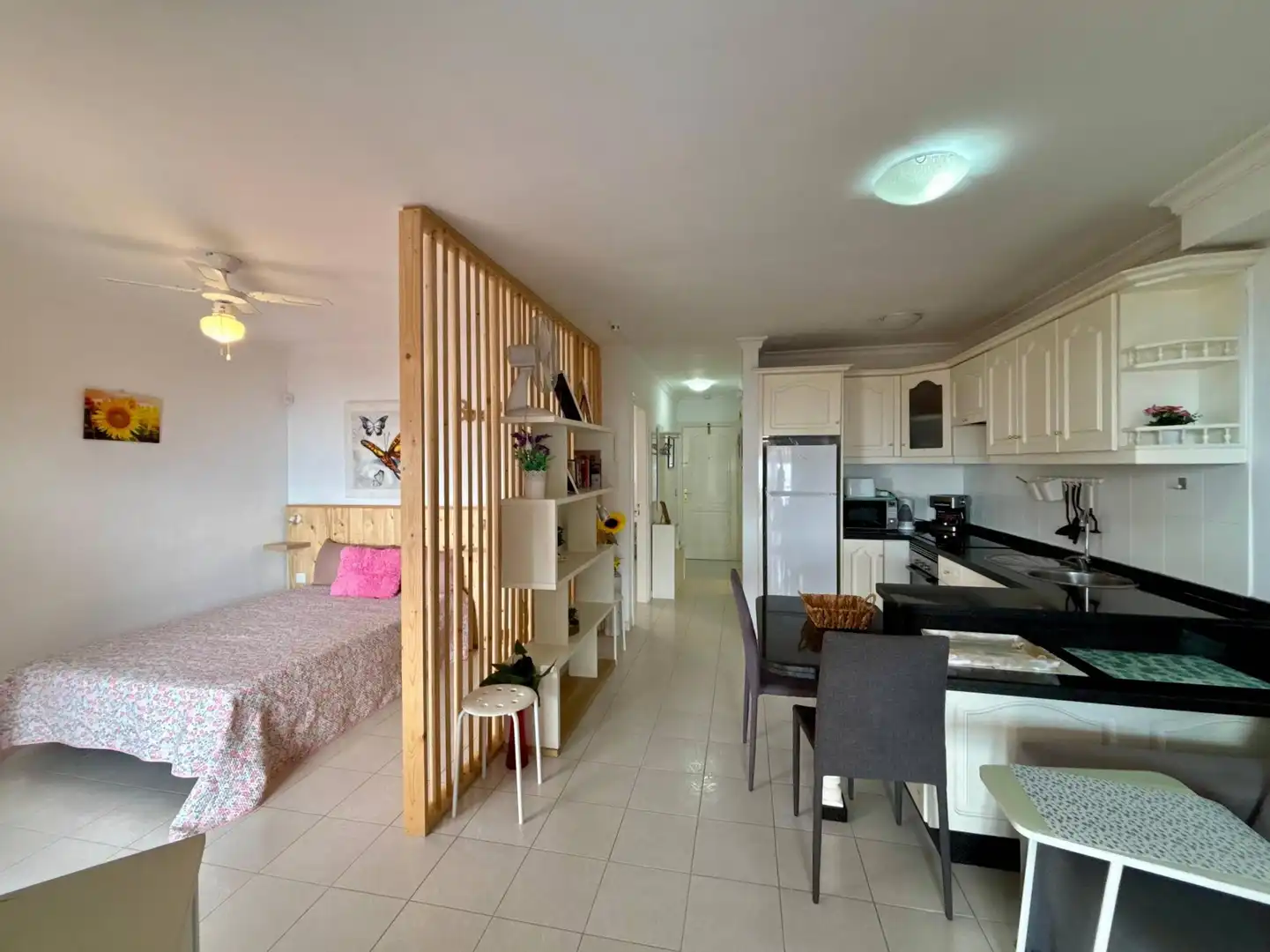 Cuina de Apartament de lloguer en Santiago del Teide amb Terrassa, Moblat i Balcó