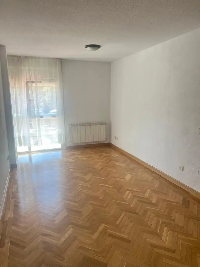 Sala de estar de Piso de alquiler en Madrid con Aire acondicionado, Calefacción y Jardín privado