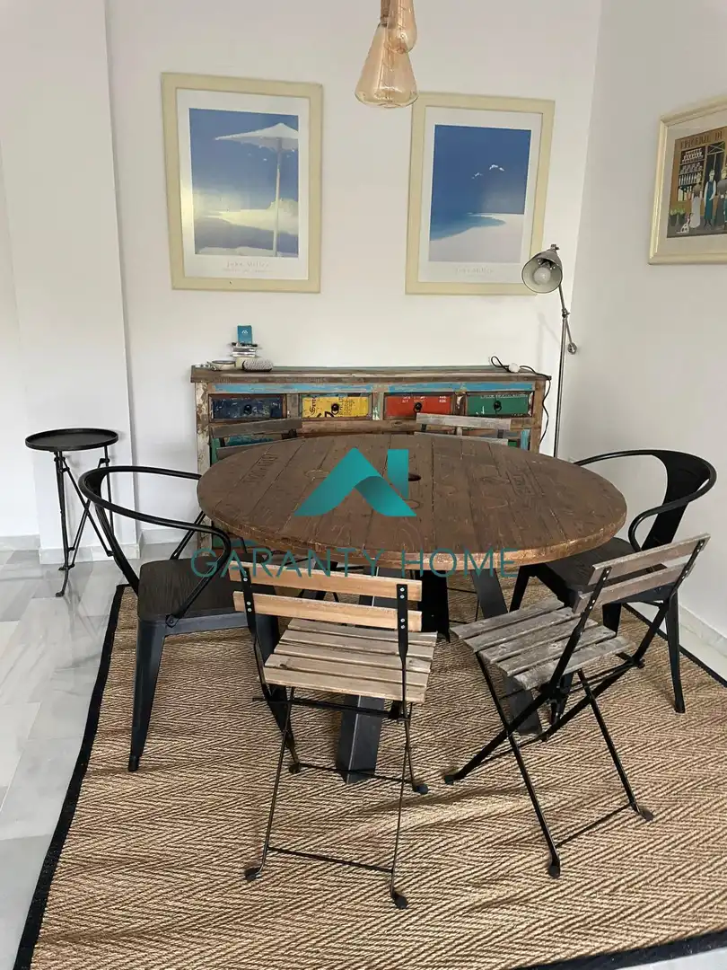 Dining room of Flat for rent in Estepona  with Private garden, Terrace and Community pool