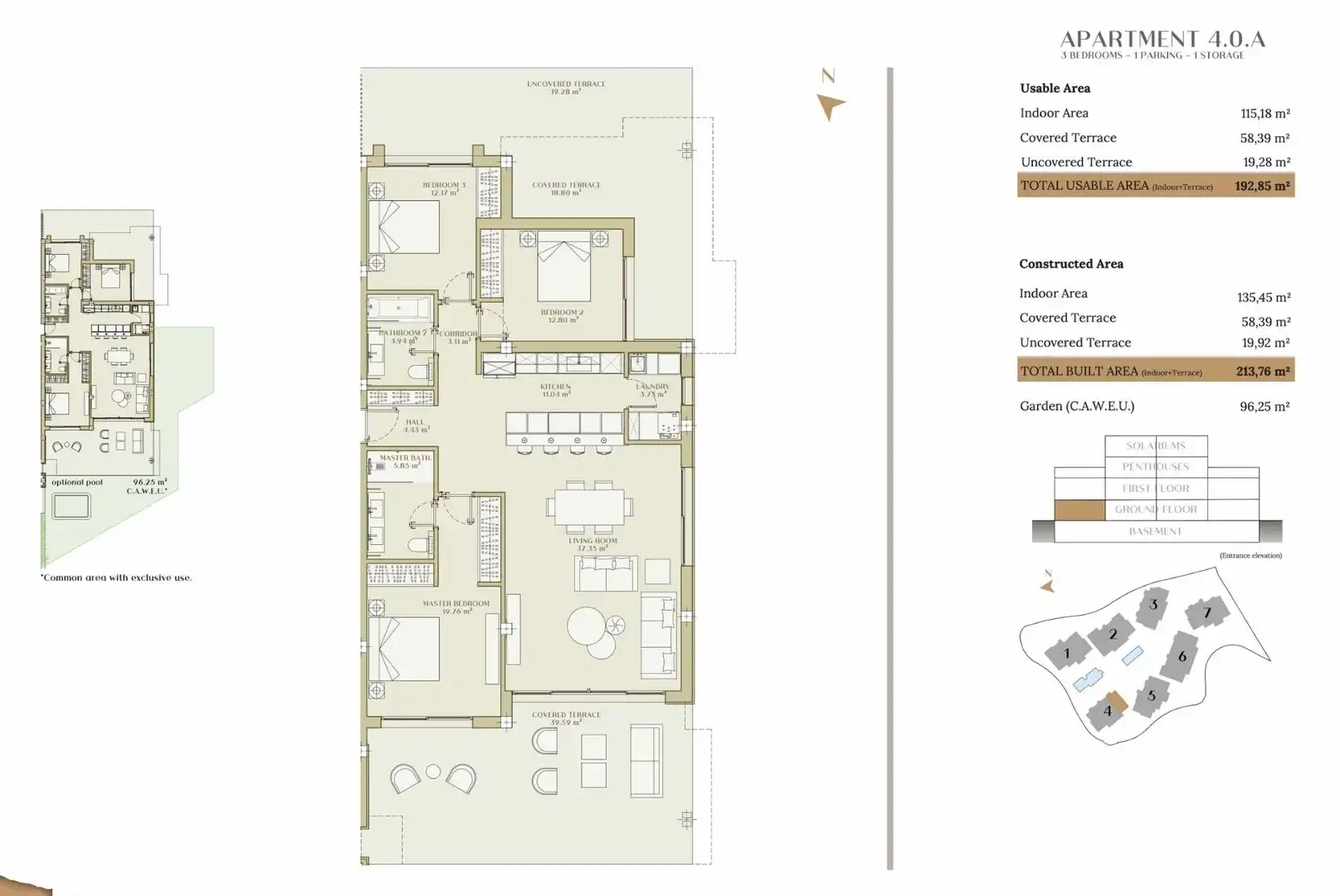 Wohnung mit Pool zum Verkauf in Selwo, imagen 23