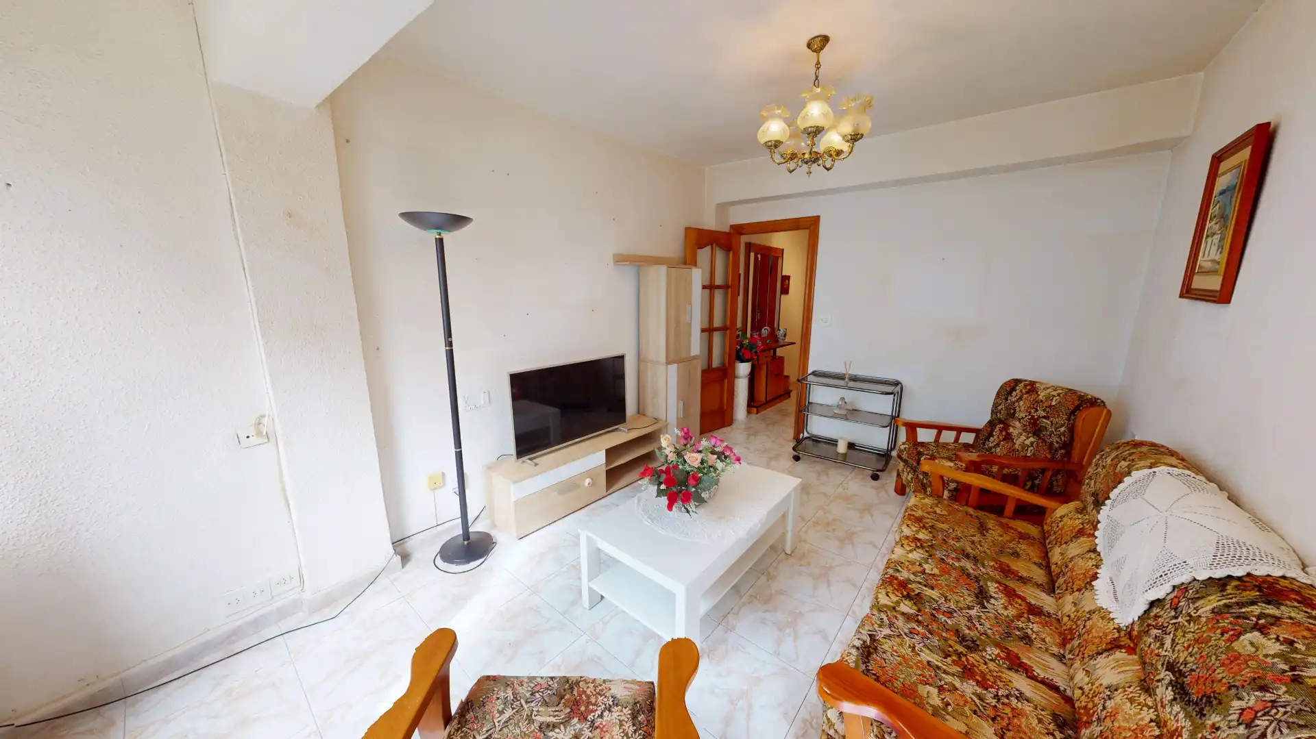 Wohnzimmer von Wohnung zum Verkauf in Alicante / Alacant mit Balkon
