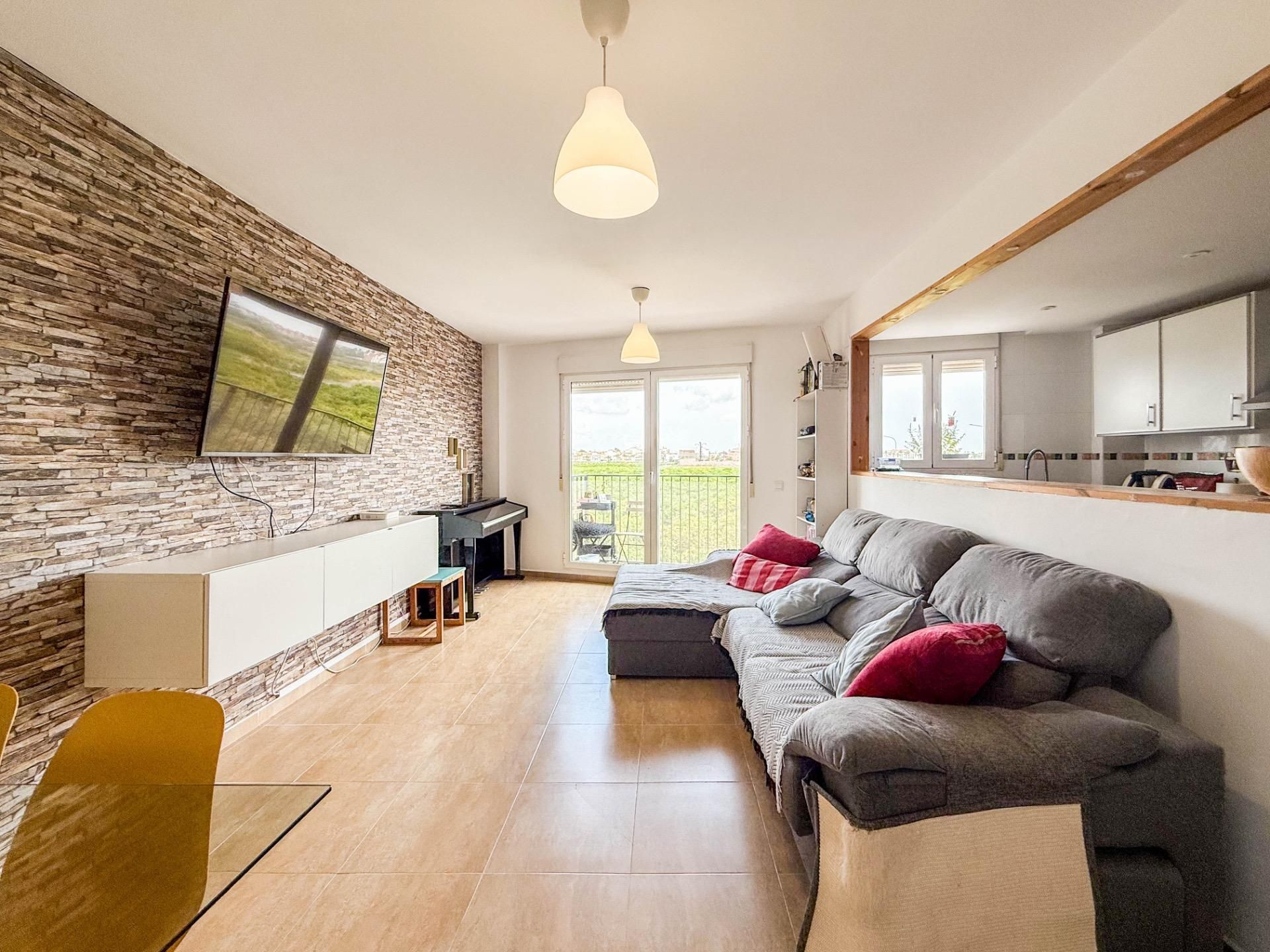 Living room of Flat for sale in Massamagrell  with Air Conditioner