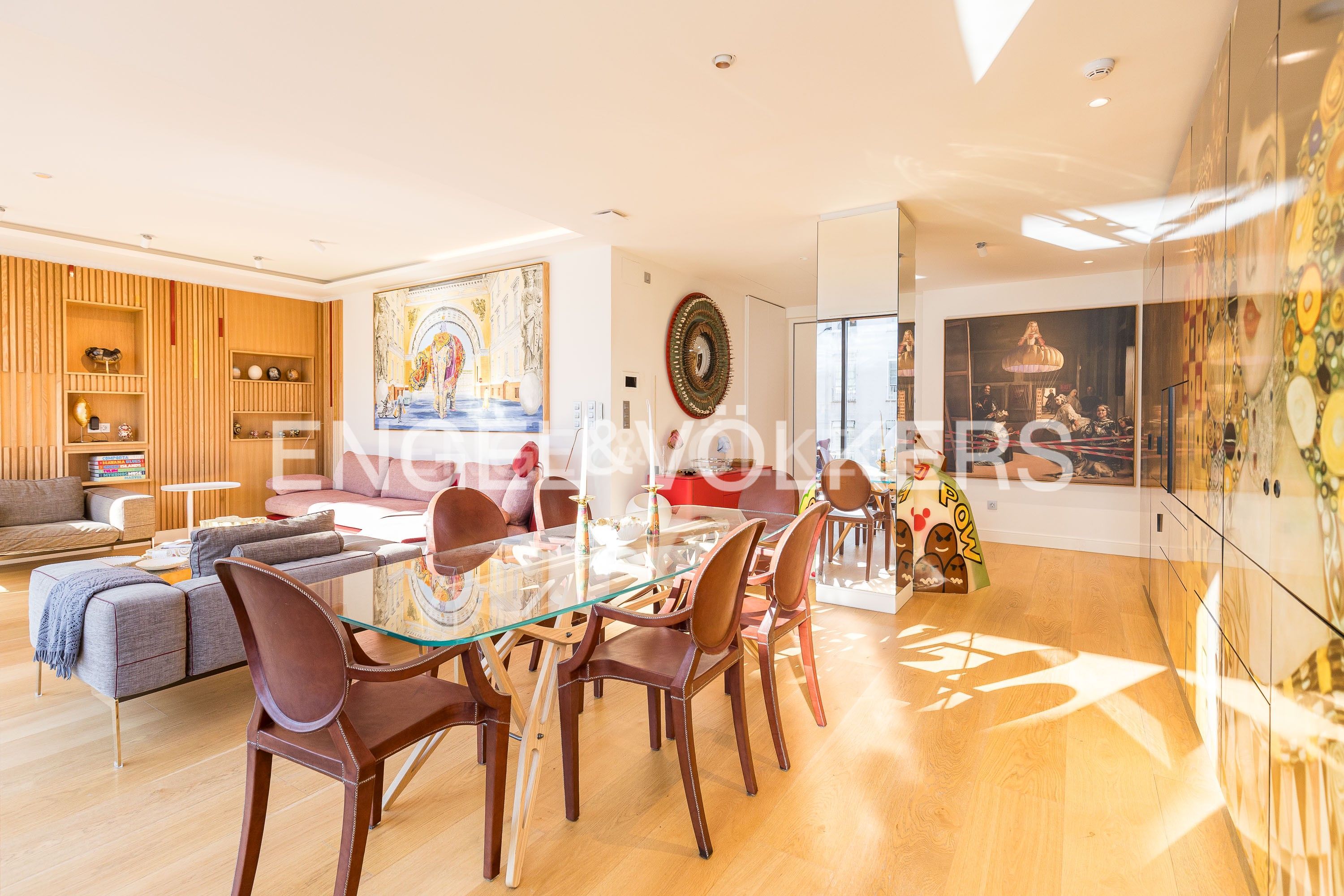 Dining room of Apartment for sale in  Madrid Capital  with Air Conditioner, Heating and Terrace