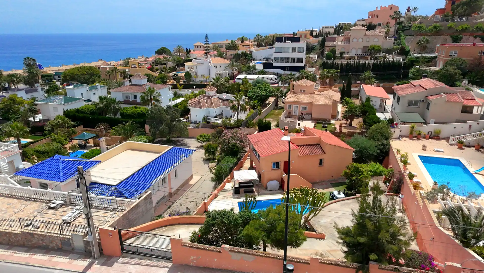 Exterior view of Houses for sale in El Campello  with Air Conditioner, Heating and Private garden