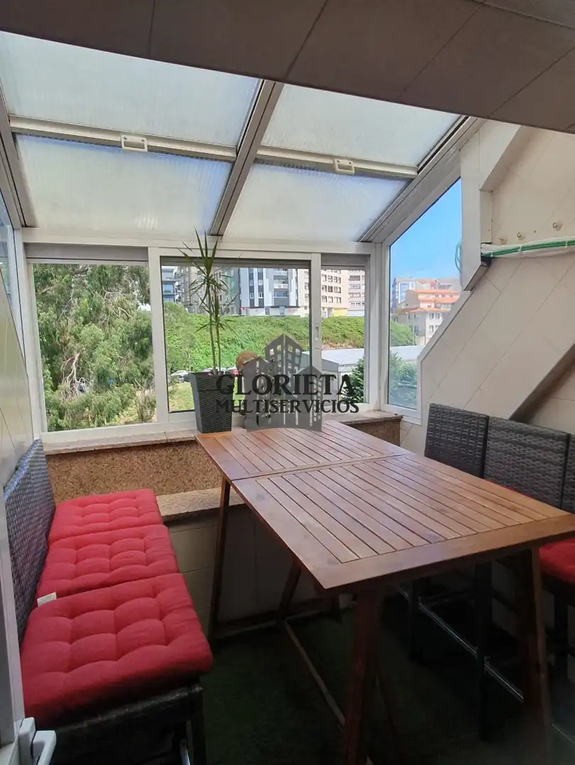 Terrasse von Dachboden zum Verkauf in Vigo  mit Klimaanlage, Heizung und Parkett