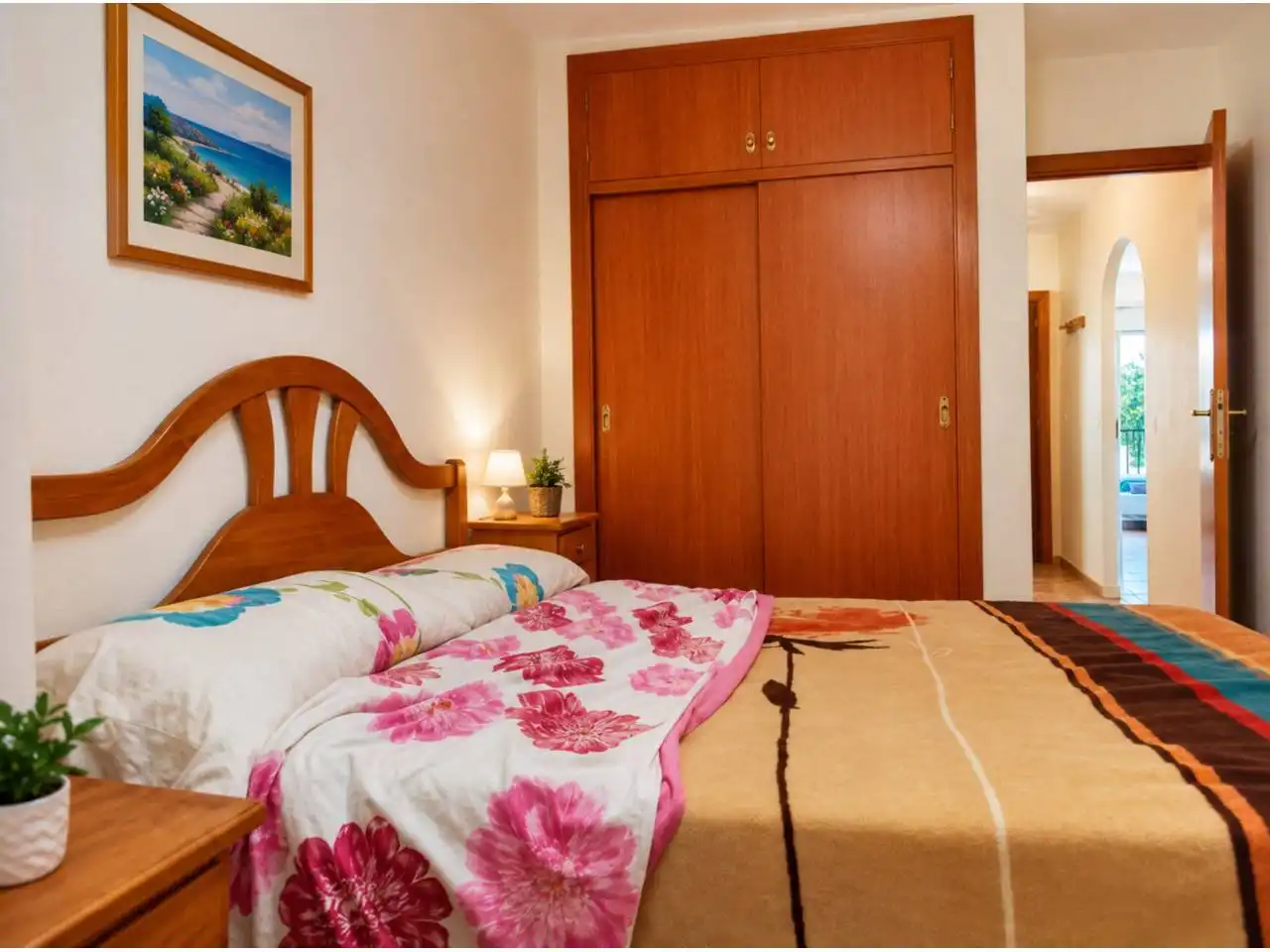 Bedroom of Flat for sale in Pego  with Air Conditioner, Swimming Pool and Furnished