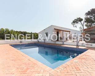 Swimming pool of Country house for sale in Manises  with Air Conditioner, Terrace and Swimming Pool