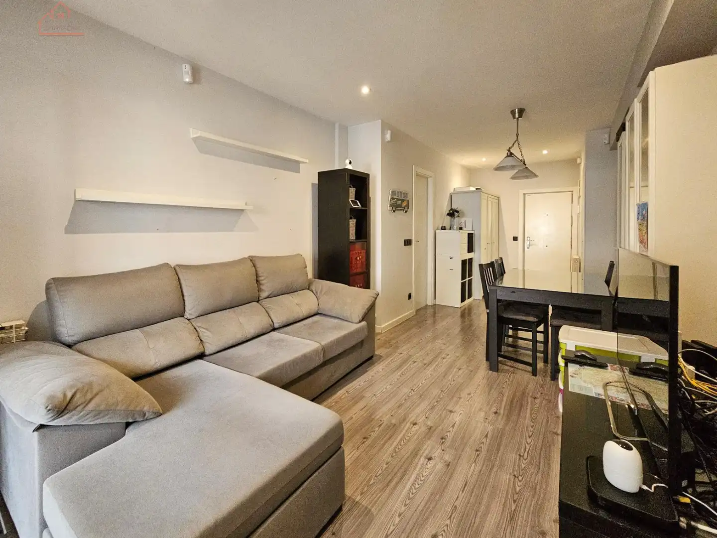 Sala d'estar de Pis en venda en  Madrid Capital amb Calefacció, Terrassa i Balcó