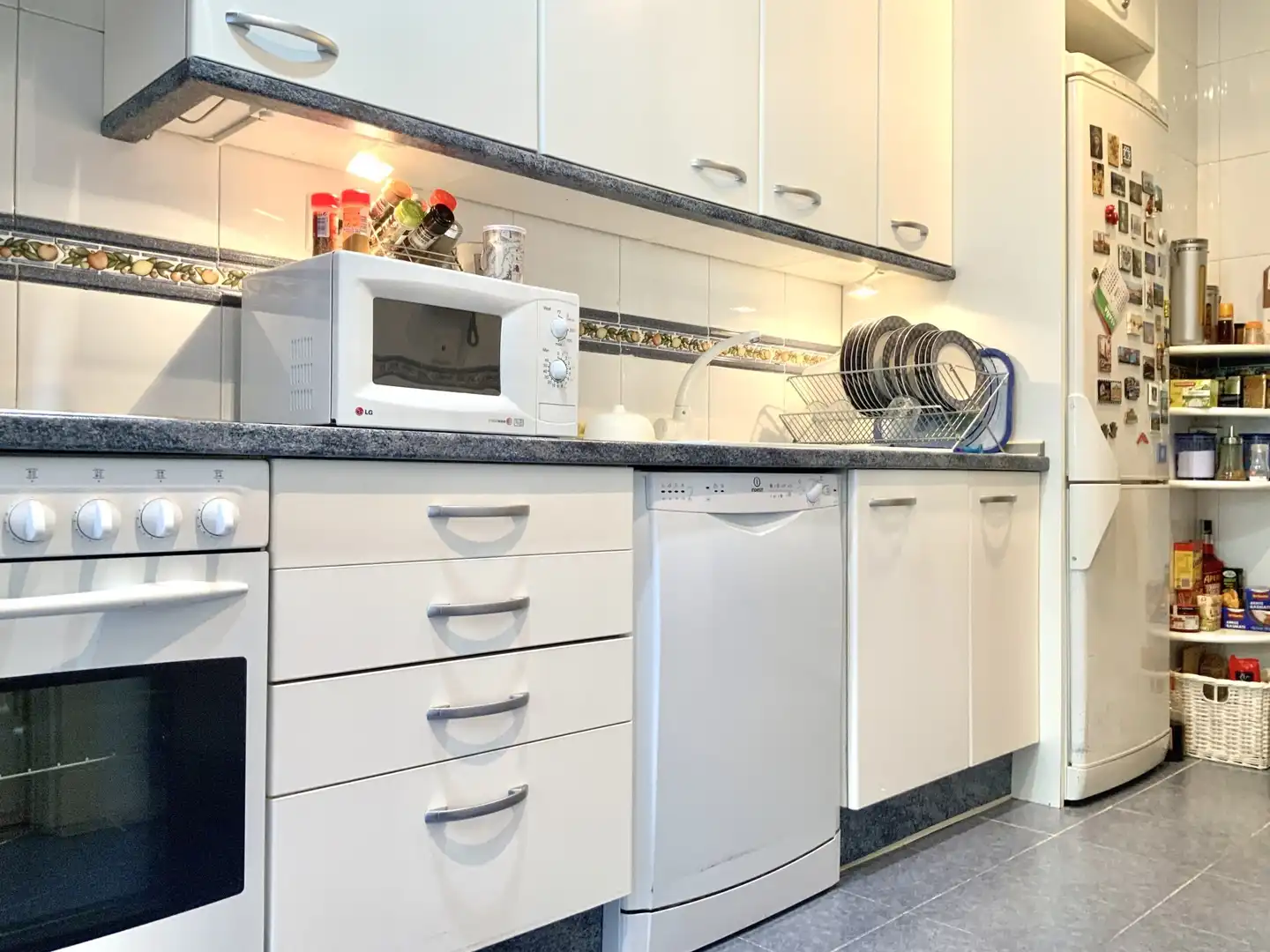 Cocina de Piso de alquiler en Madrid con Aire acondicionado, Calefacción y Terraza