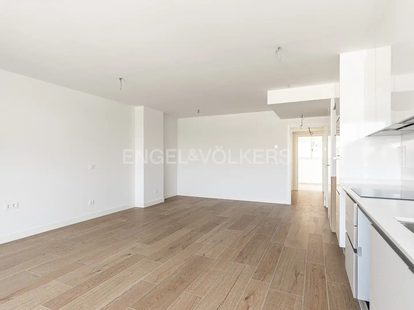 Wohnzimmer von Wohnung zur Miete in Barcelona mit Klimaanlage, Heizung und Parkett