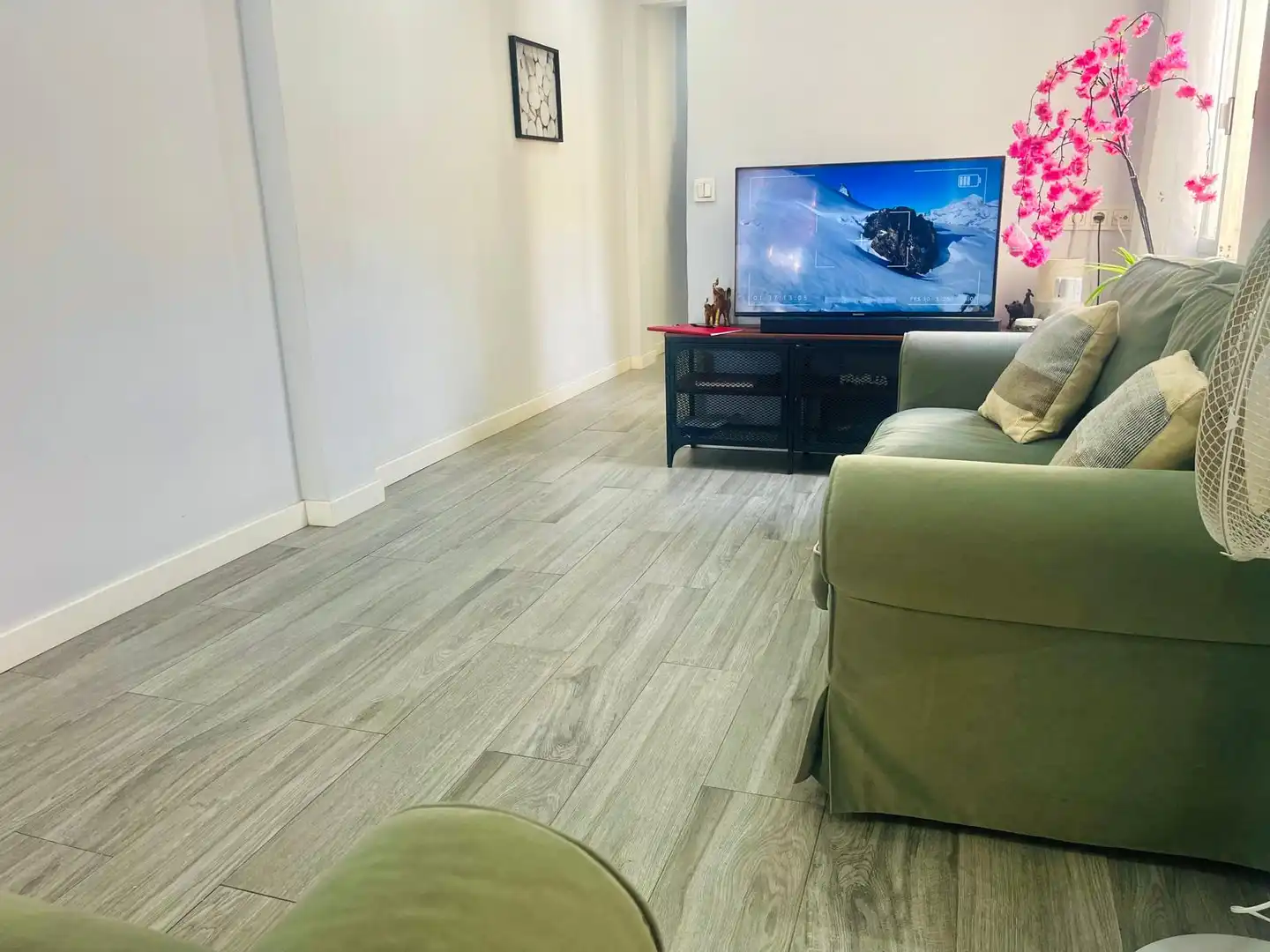 Sala d'estar de Pis en venda en Gandia amb Calefacció, Moblat i Balcó