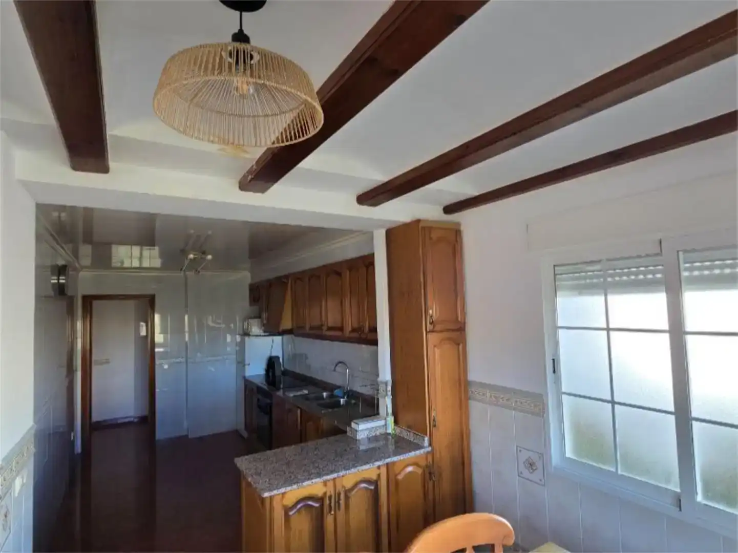 Cocina de Casa o chalet de alquiler en Daimús con Aire acondicionado, Jardín privado y Trastero
