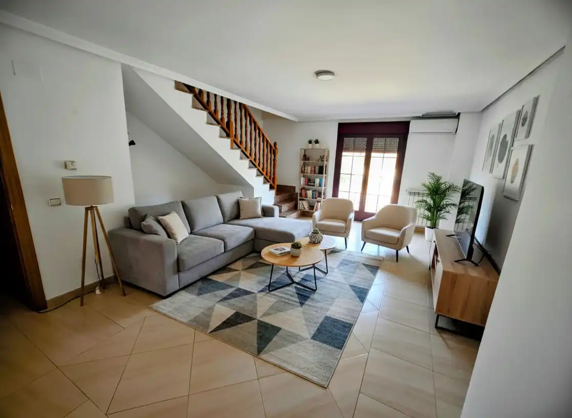 Living room of Duplexes for sale in Arroyomolinos (Madrid)  with Air Conditioner, Heating and Private garden