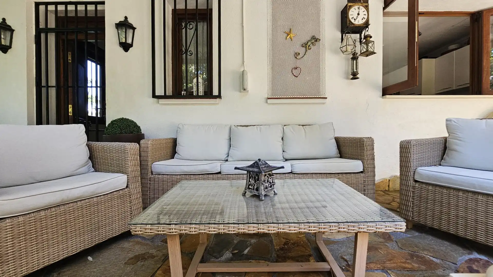 Terrassa de Casa o xalet en venda en Güeñes amb Aire condicionat, Calefacció i Jardí privat