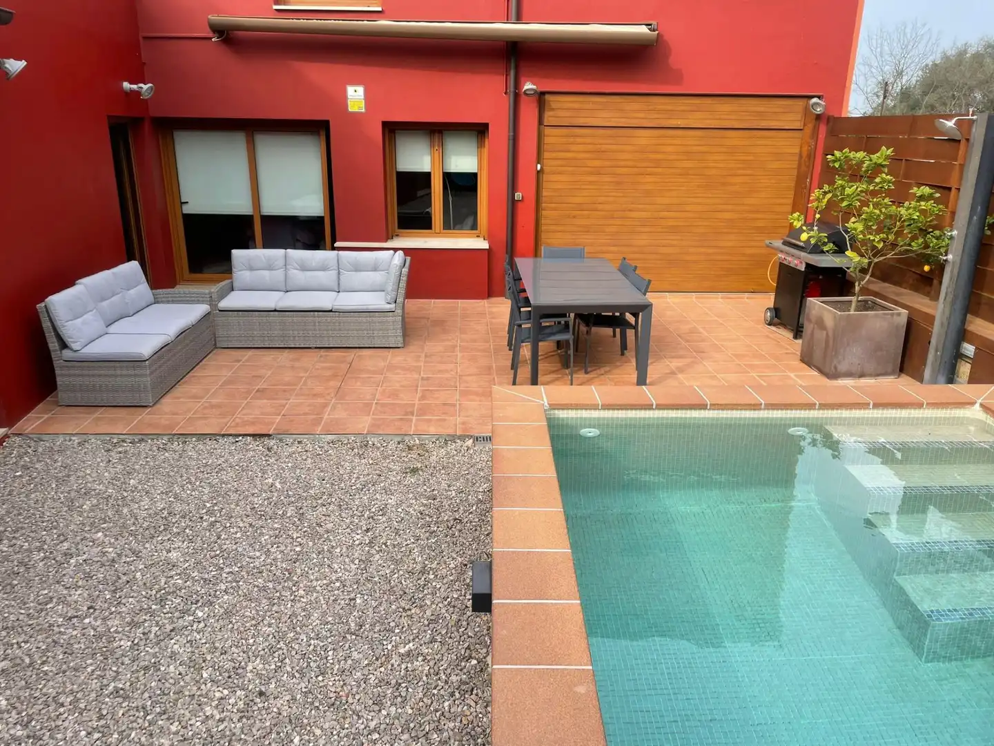 Piscina de Finca rústica en venta en Forallac con Aire acondicionado, Calefacción y Jardín privado