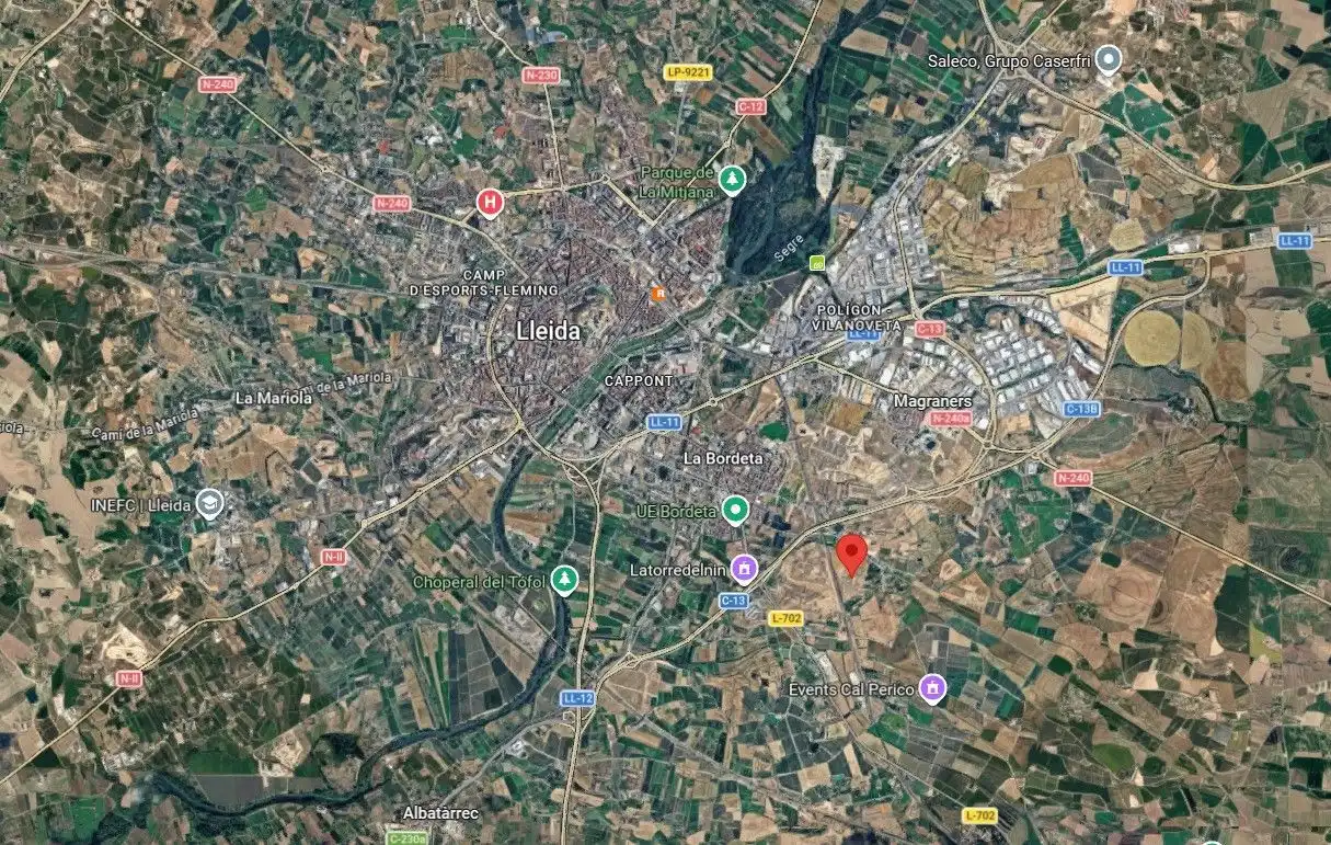 Exterior view of Land for sale in Lleida