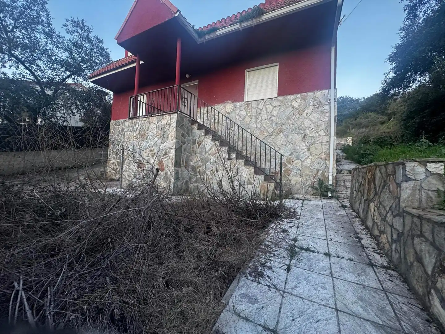 Vista exterior de Casa o chalet en venta en El Casar con Jardín privado, Terraza y Piscina
