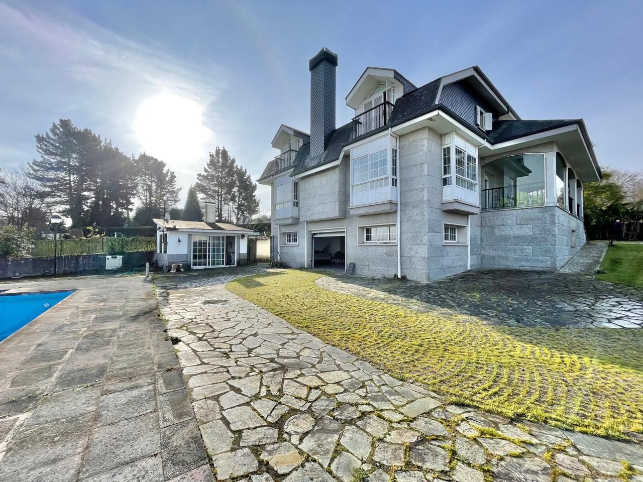 Exterior view of House or chalet to rent in Bergondo  with Private garden, Parquet flooring and Terrace