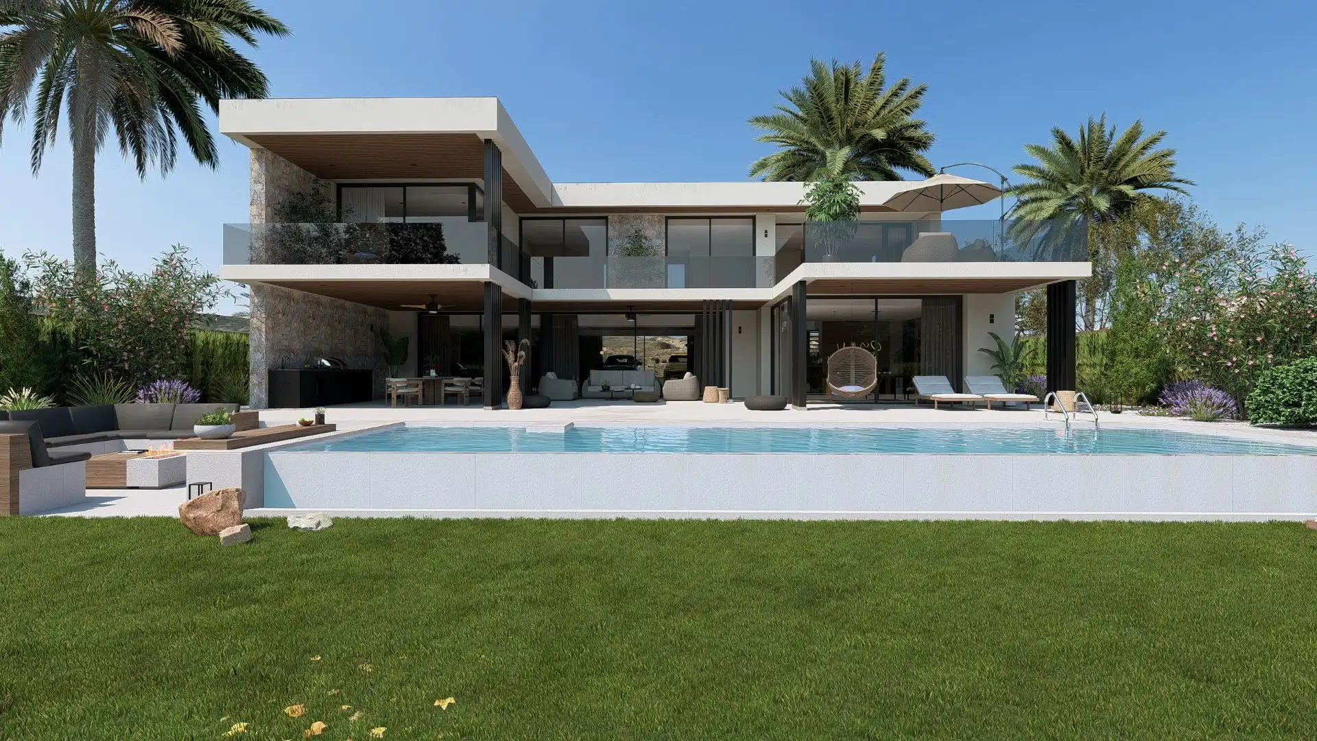 Exterior view of Houses for sale in Murcia  with Air Conditioner, Heating and Private garden