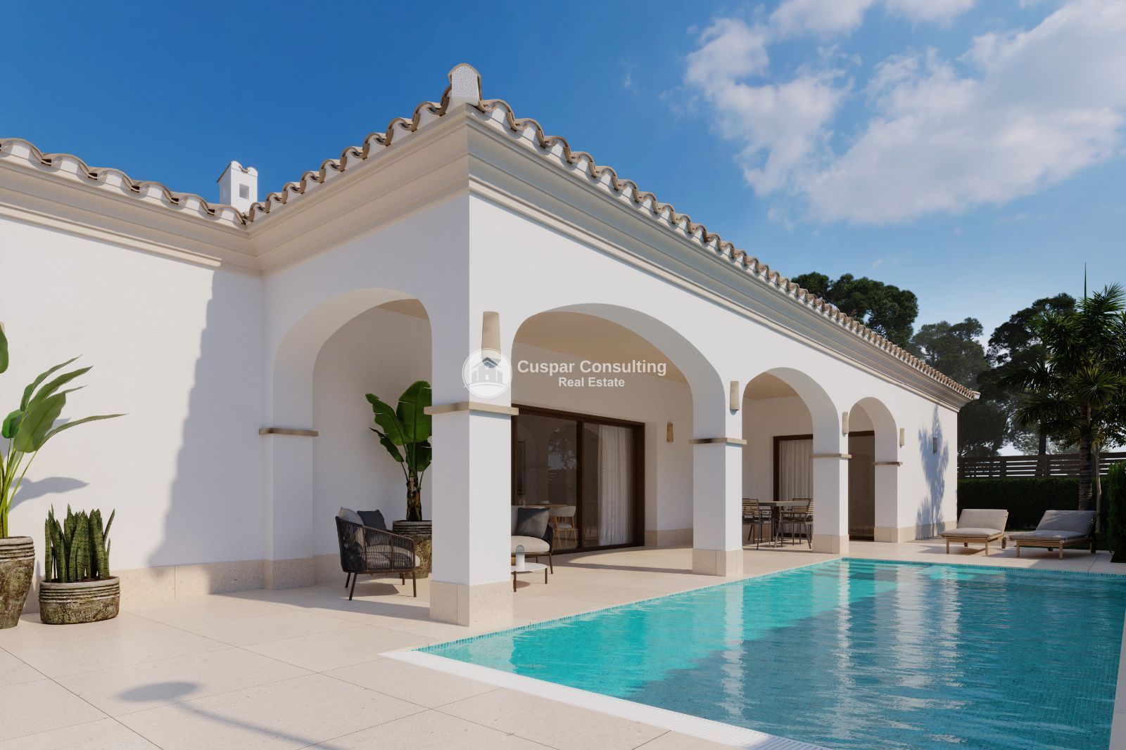 Piscina de Casa o xalet en venda en San Pedro del Pinatar amb Calefacció, Jardí privat i Piscina