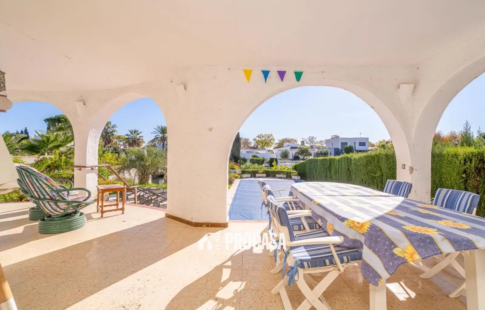 Jardí de Casa o xalet en venda en Empuriabrava amb Aire condicionat, Calefacció i Traster
