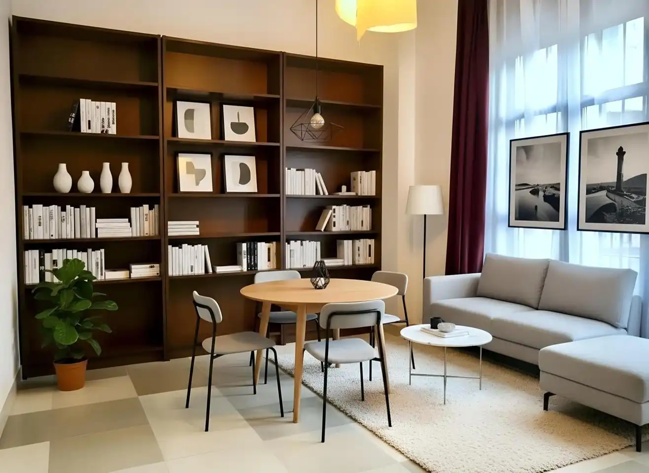 Sala de estar de Casa adosada en venta en Sevilla con Aire acondicionado, Calefacción y Parquet