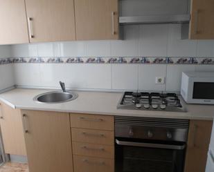Kitchen of Apartment to rent in Santiago de Compostela   with Heating, Terrace and Furnished