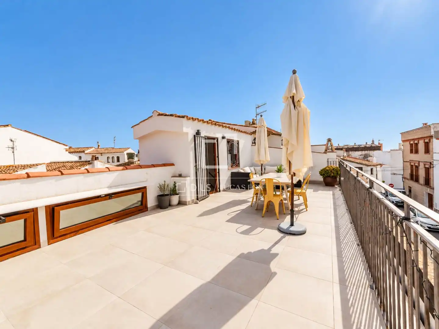Terraza de Casa o chalet en venta en Centre