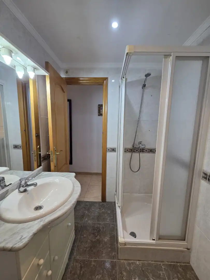 Bathroom of Flat for rent in Granada  with Furnished, Oven and Washing machine