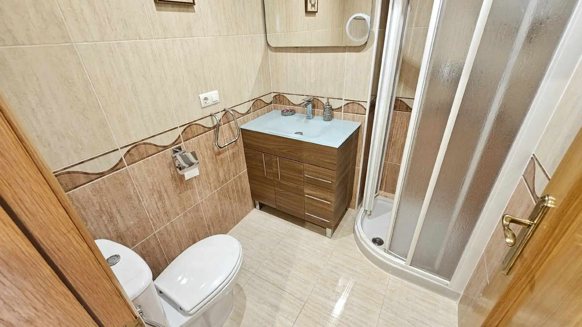 Baño de Apartamento en venta en Oropesa del Mar / Orpesa con Aire acondicionado, Calefacción y Terraza
