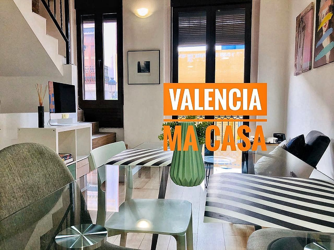 Exterior view of Flat to rent in  Valencia Capital  with Air Conditioner, Terrace and Furnished