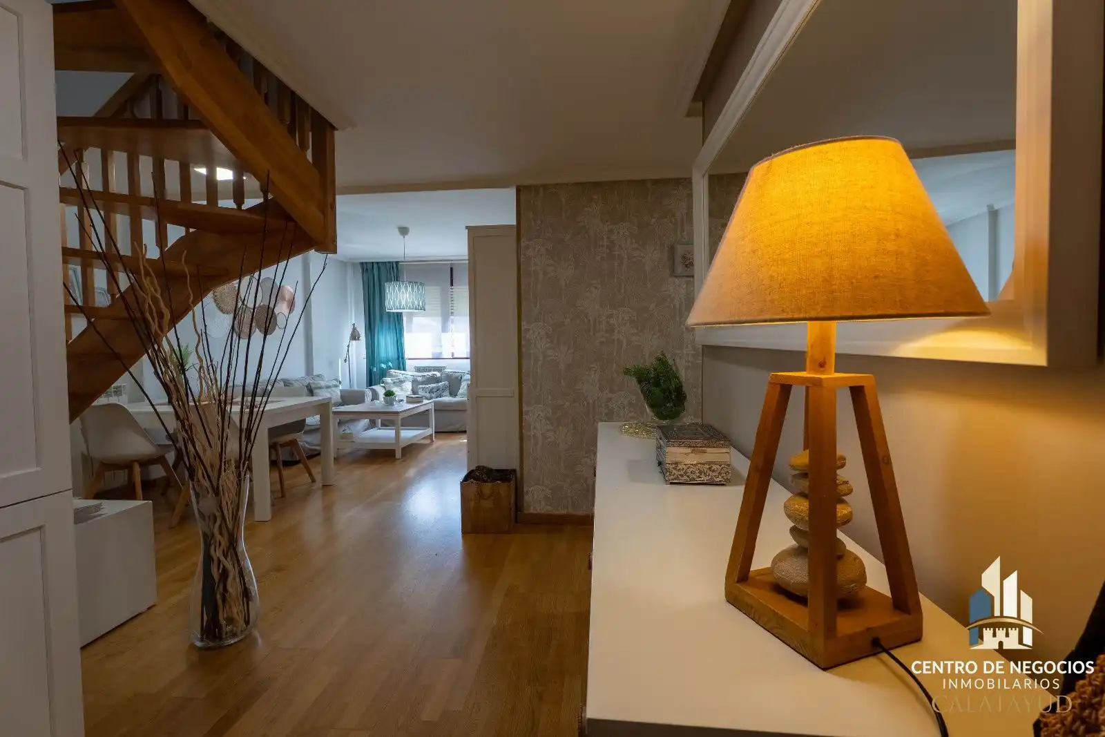 Sala d'estar de Pis per a compartir en Calatayud amb Aire condicionat, Calefacció i Parquet