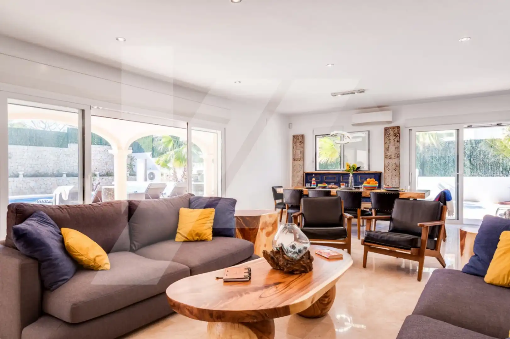 Living room of Houses for sale in Jávea / Xàbia  with Air Conditioner, Heating and Private garden