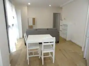 Living room of Flat for rent in Gijón   with Heating, Parquet flooring and Storage room