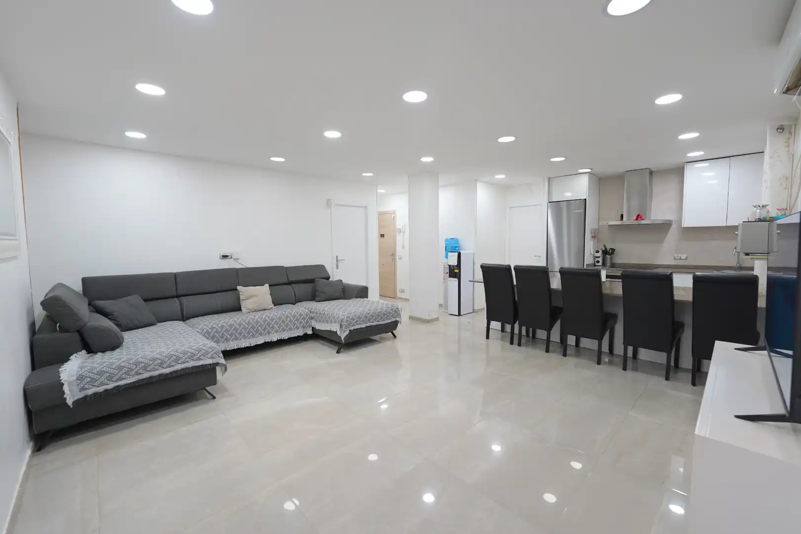 Sala de estar de Piso en venta en Barcelona con Aire acondicionado, Horno y Balcón