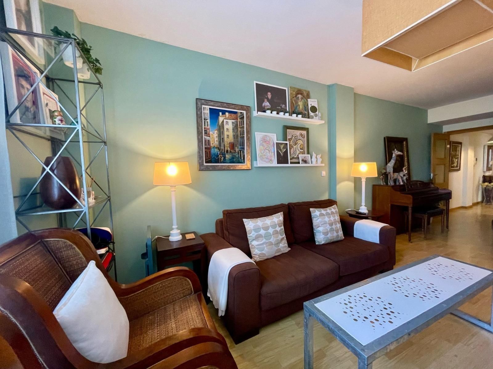 Sala d'estar de Pis en venda en  Murcia Capital amb Aire condicionat, Terrassa i Traster