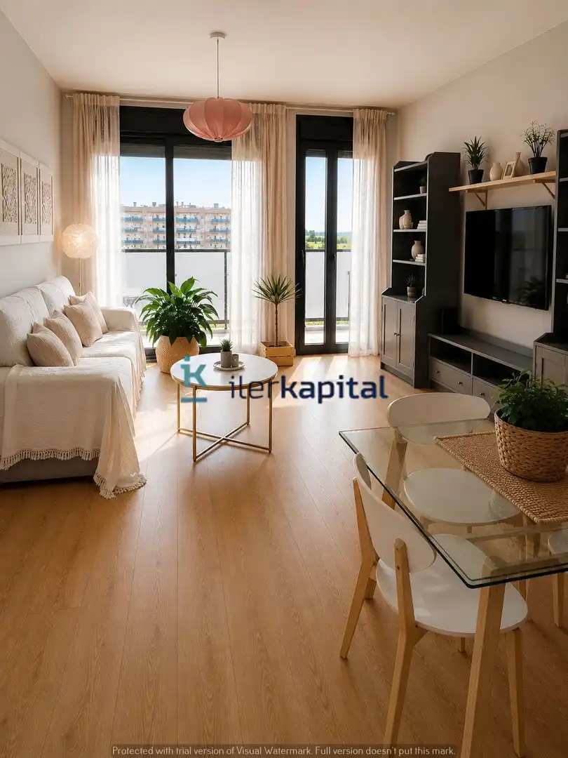 Schlafzimmer von Wohnung zum Verkauf in Lleida mit Klimaanlage, Heizung und Terrasse