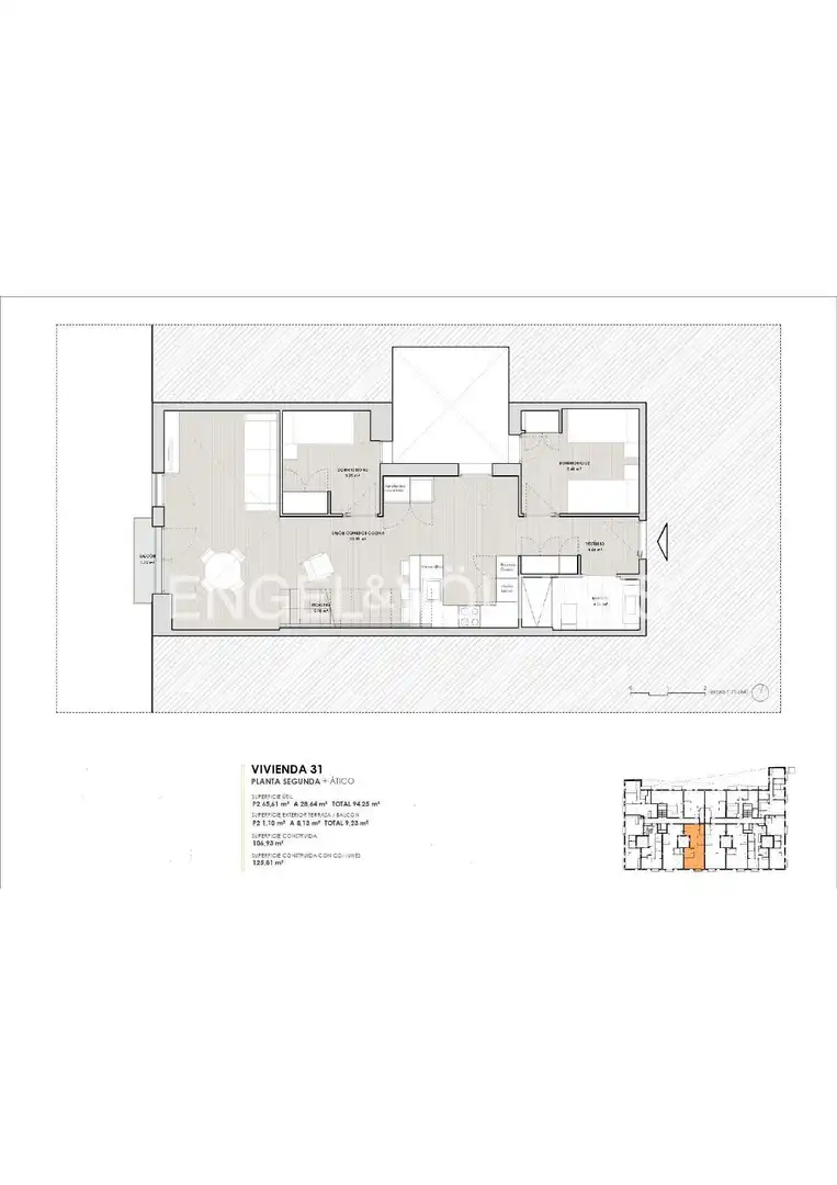 Maisonette zum Verkauf in Godella mit Klimaanlage, Heizung und Terrasse