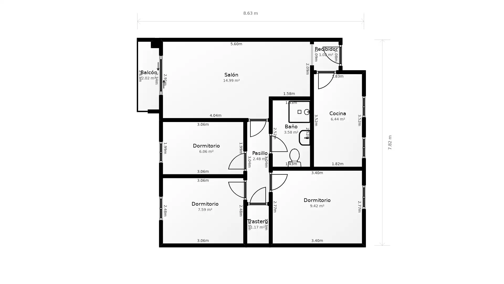 Piso en venta en Este - Alcosa- Torreblanca